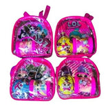 Kit Mochila Infantil LOL - Mochila LOL + Bola LOL Surpresa + Copo LOL