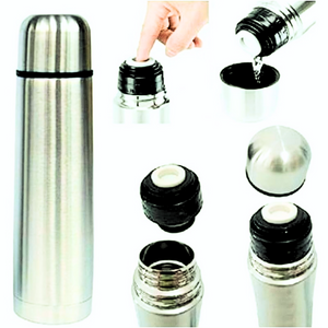 Garrafa térmica de aço inox 500ml - Inox Longa Duração