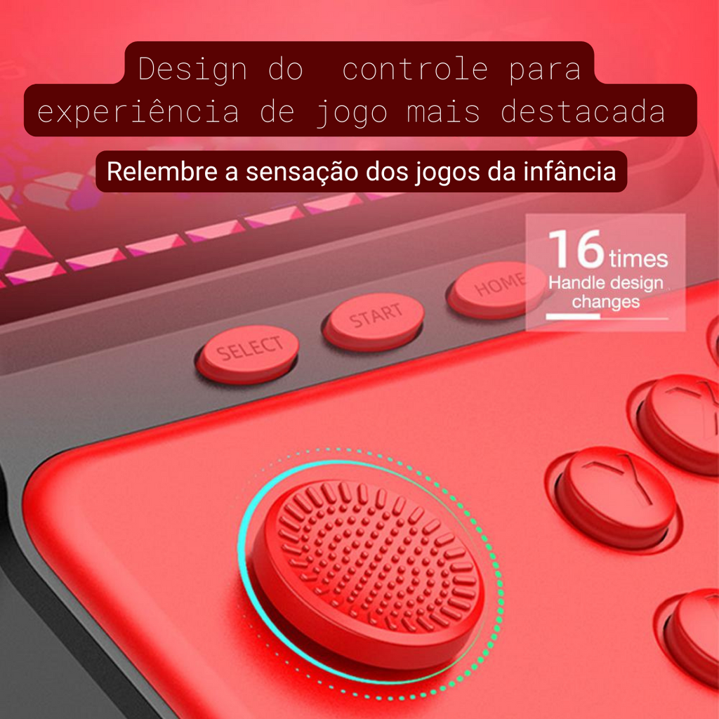 Mini Game Portátil Retrô 500 Jogos Clássicos - M3 Portátil© – Sideibem©